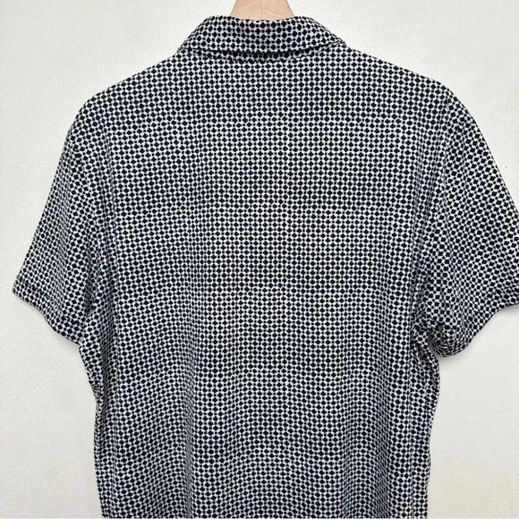 J. Lindeberg  Mens Xlarge Tour Tech Slim Fit Geometric Print Polo Shirt - Picture 9 of 11